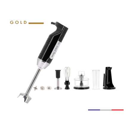 Coffret mixeur plongeant GOLD MINIPRO noir